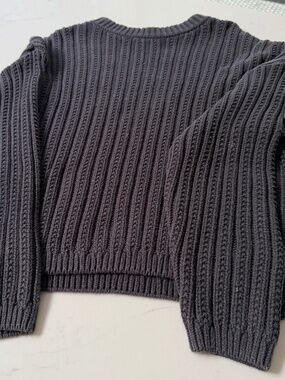 Cable knit sweater